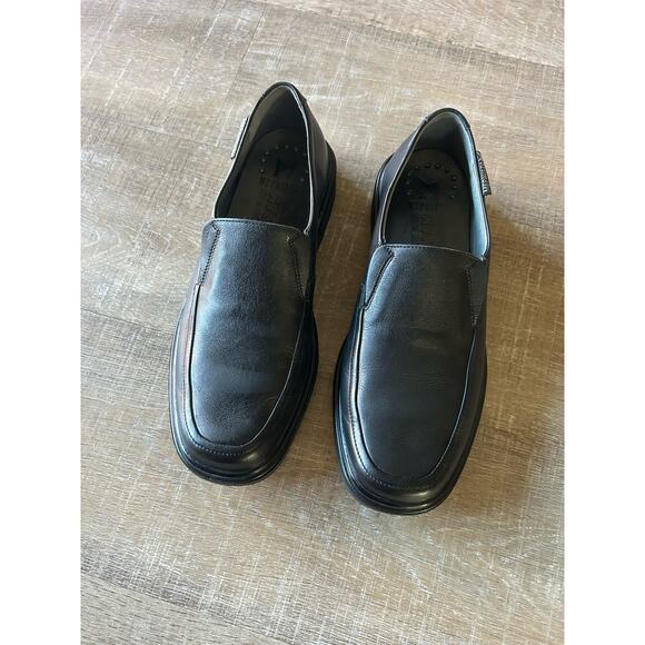 Mephisto Air Jet Black Leather Slip On Comfort Loafers Mens US 9 EU 42.5 main image 4